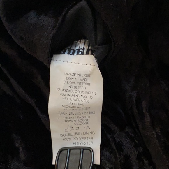 Sinequanone Vintage black velvet skirt with tule trim on bottom and sequins - Picture 7 of 7